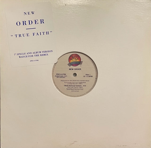 New Order - True Faith US '87