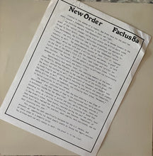 Load image into Gallery viewer, New Order - Everything&#39;d gone green EP US &#39;82 promo sheet/poster
