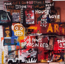 Load image into Gallery viewer, House of Love - She paints words in red UK 2019 MOV white vinyl
