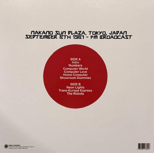 Liam Gallagher - Down by the River Thames Live 2LP orange vinyl 2022