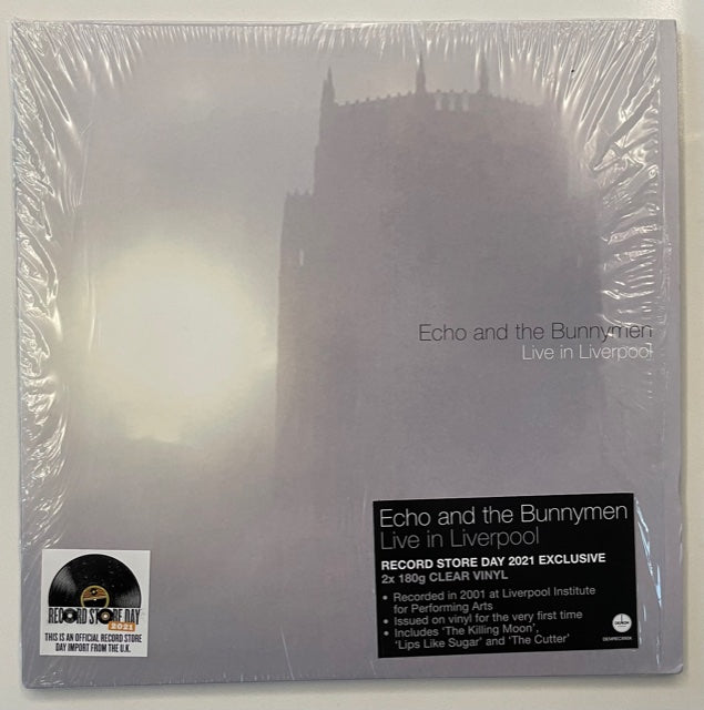 Echo and the Bunnymen - Live in Liverpool UK 2021 RSD clear vinyl