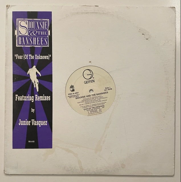 Siouxsie and the Banshees - Fear (of the unknown) 12'' US 91 promo