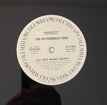 Load image into Gallery viewer, Psychedelic Furs - All That Money Wants 12&quot; US &#39;88 Promo
