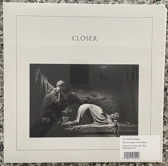 Joy Division - Closer 40th anniversary limited clear vinyl UK 2020